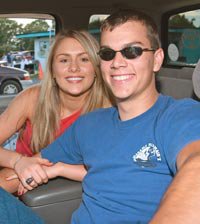 Couple at Drive-in