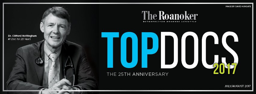 Top Docs 2017 25th Anniversary TheRoanoker