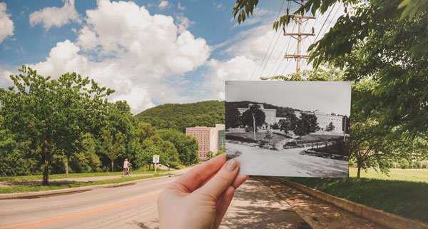 Then & Now Roanoke Hospital