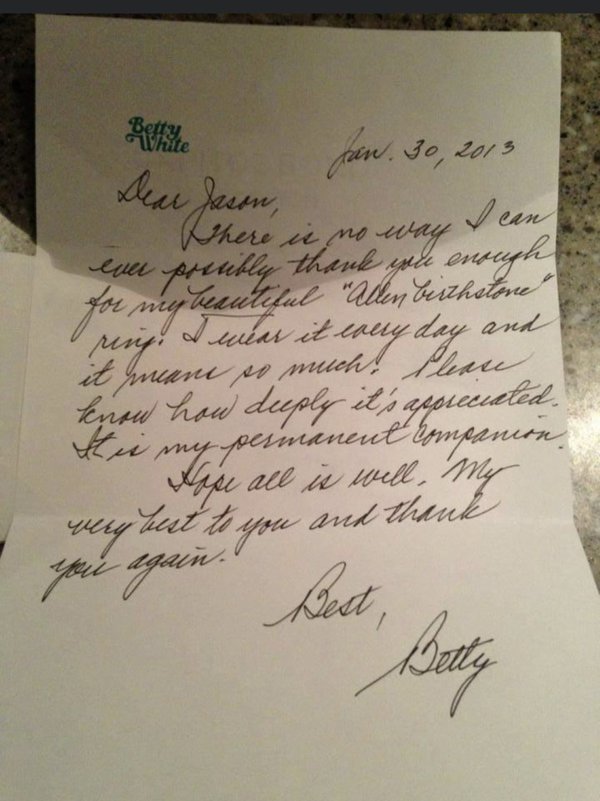 Betty White's Letter to Jason at Ginger's Jewelry.jpg