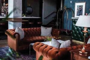 The Promissory Hotel revamps a historic bank building with 27 suite-style units and tons of charm.