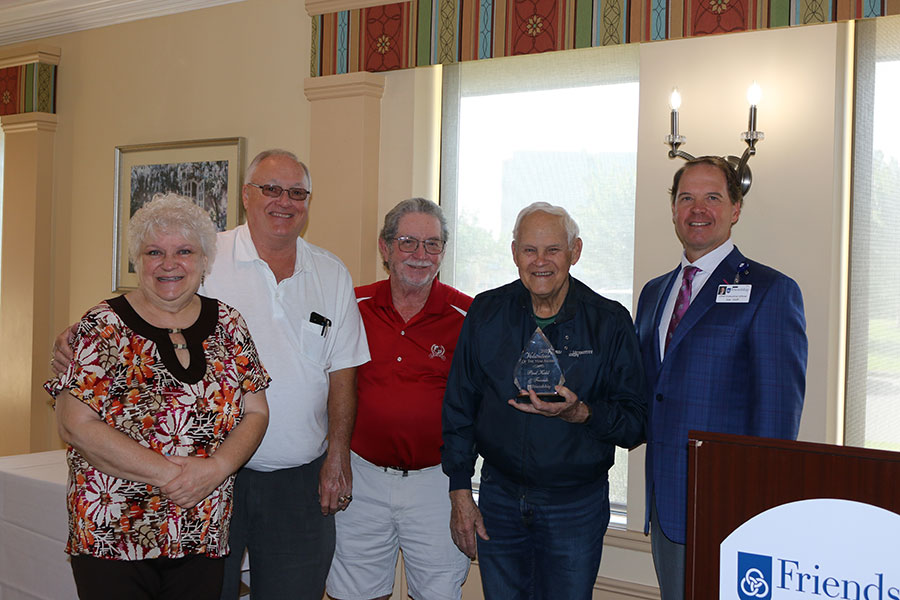 Paul Kidd and Friends, who won Friendship Volunteer of the Year Award