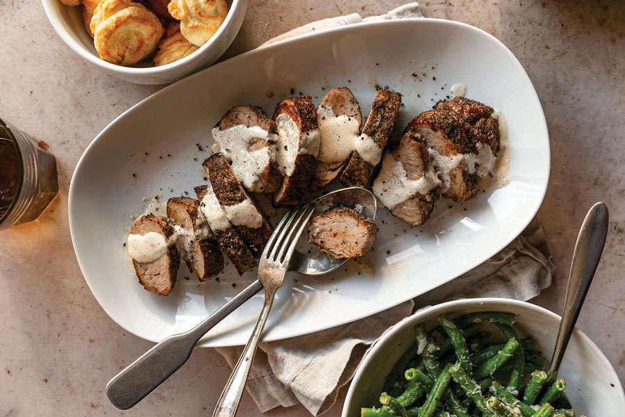 Pork au Poivre