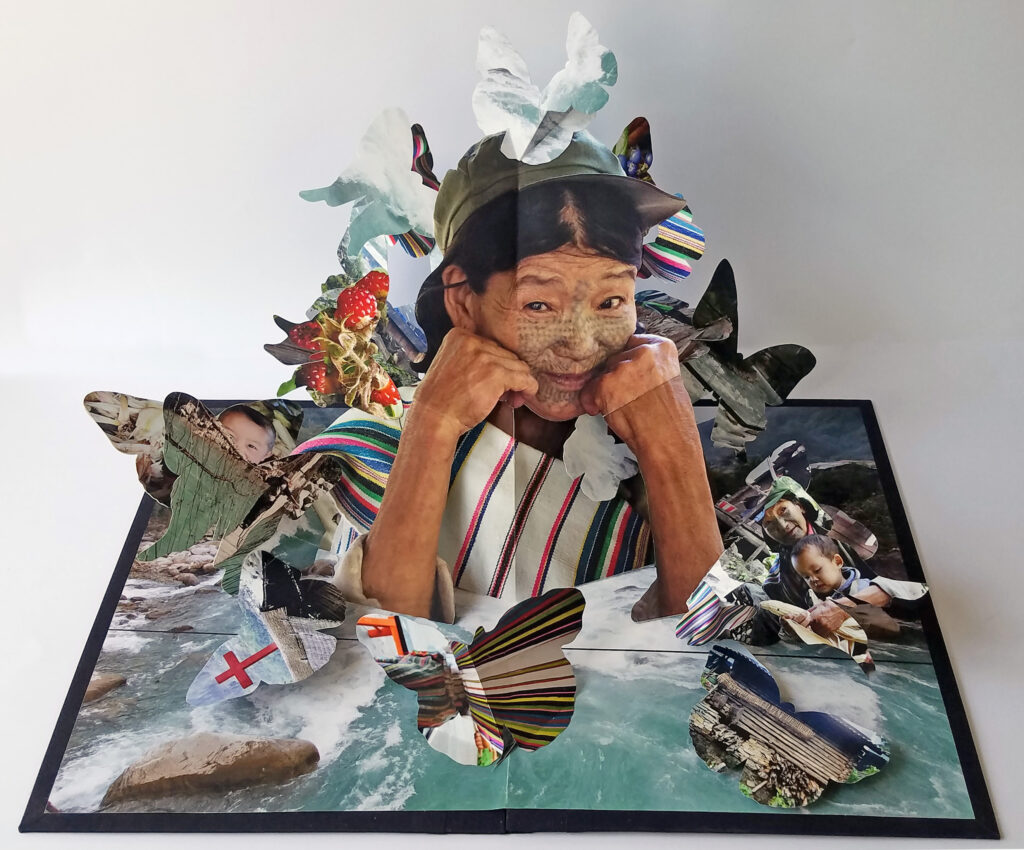 Colette Fu (American, Contemporary)
Kaifuna, 2017
Pop up book VIEW FLAT
25” x 17”
Courtesy of the Artist