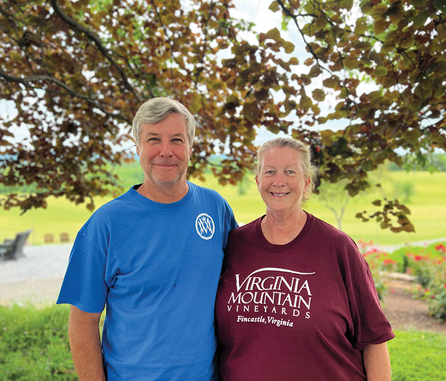 Brian Weber, director of operations, and Jacqui Sobieski, president and winemaker, have spent six years making the vineyard a destination property.