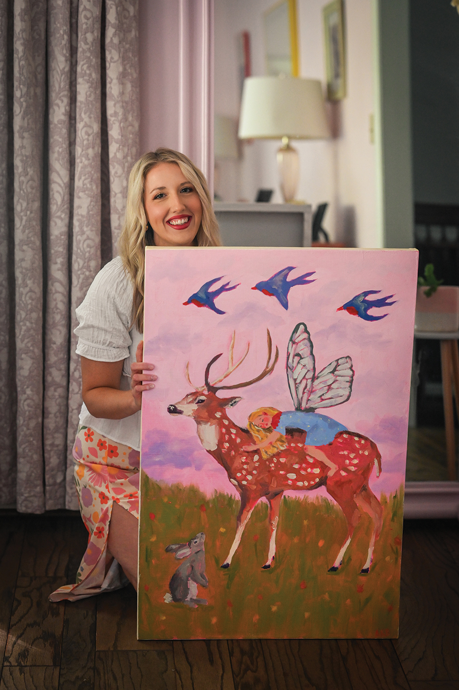 In February, Abby K. Brown took a leap of faith and started sharing her paintings online. She now has tens of thousands of followers on Instagram, a growing Etsy business and opportunities to paint on commission. “I just decided, okay, it’s time. If I don’t do it now, I may not ever,” Brown says.
