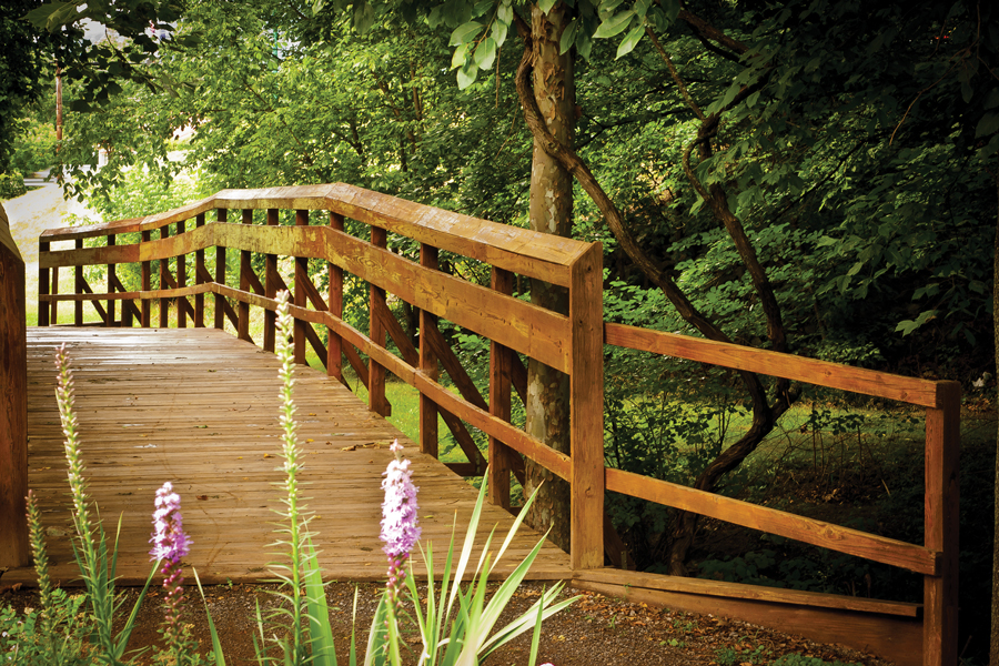 A walk along the greenway is a great way to spend time in Vinton.