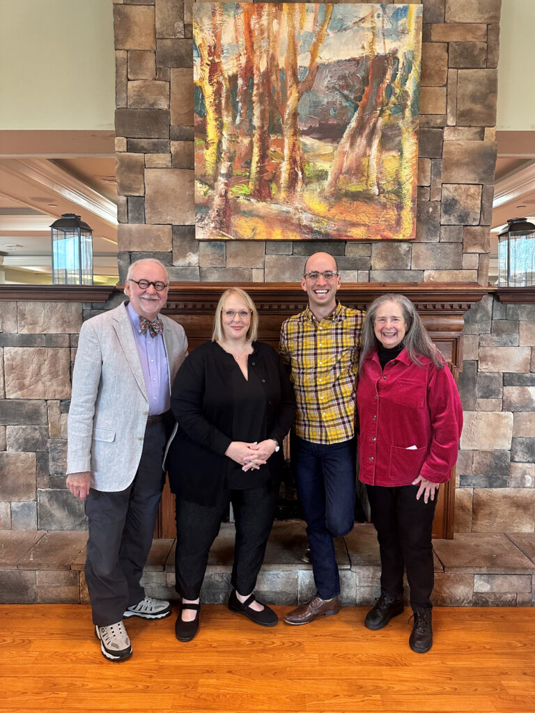 Pictured left to right:  Donald Davis, Kim Weitkamp, Adam Booth, and Beth Horner.