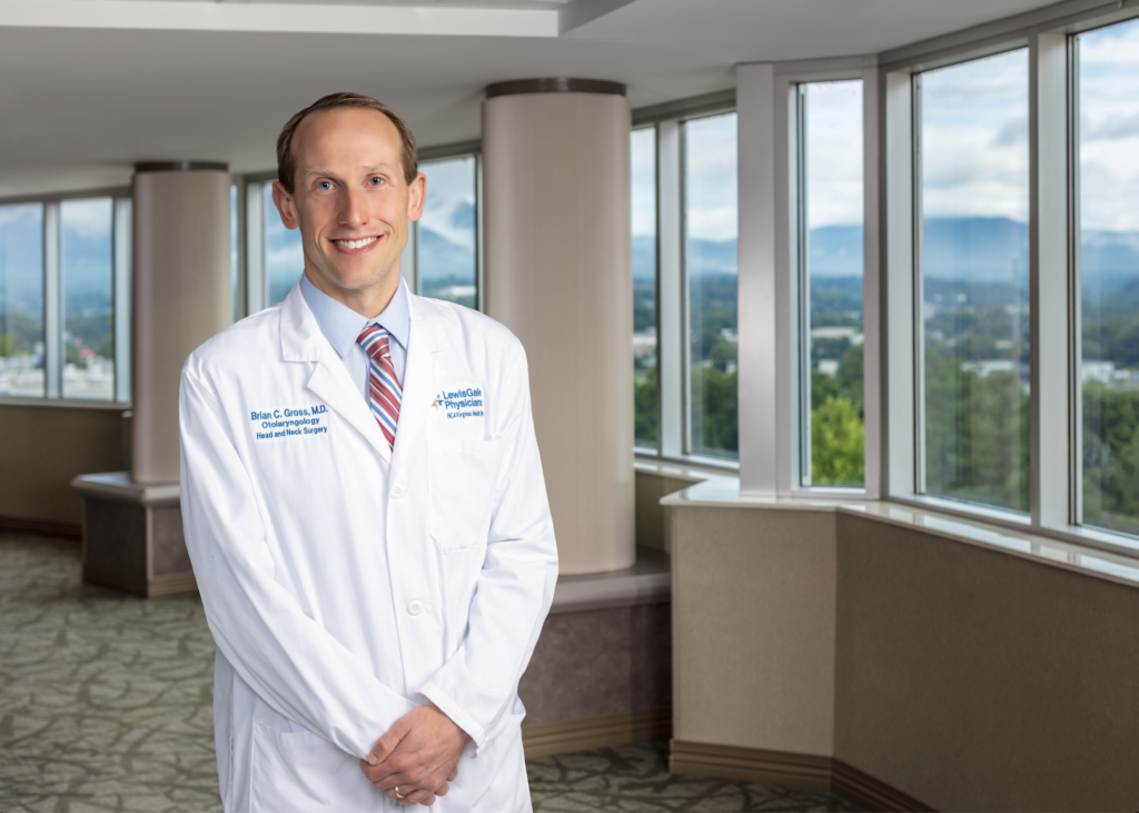 Dr. Brian Gross, board certified otolaryngologist with LewisGale Physicians.