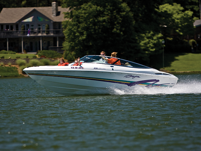 Boating on the lake is available through rentals at many spots.