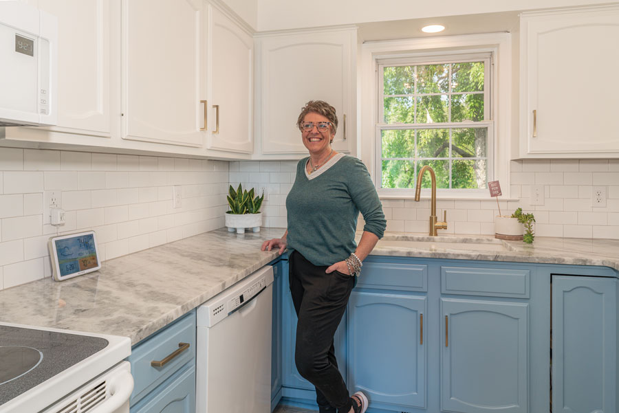 “I design by passion, not by degree," says Lisa Fuller.