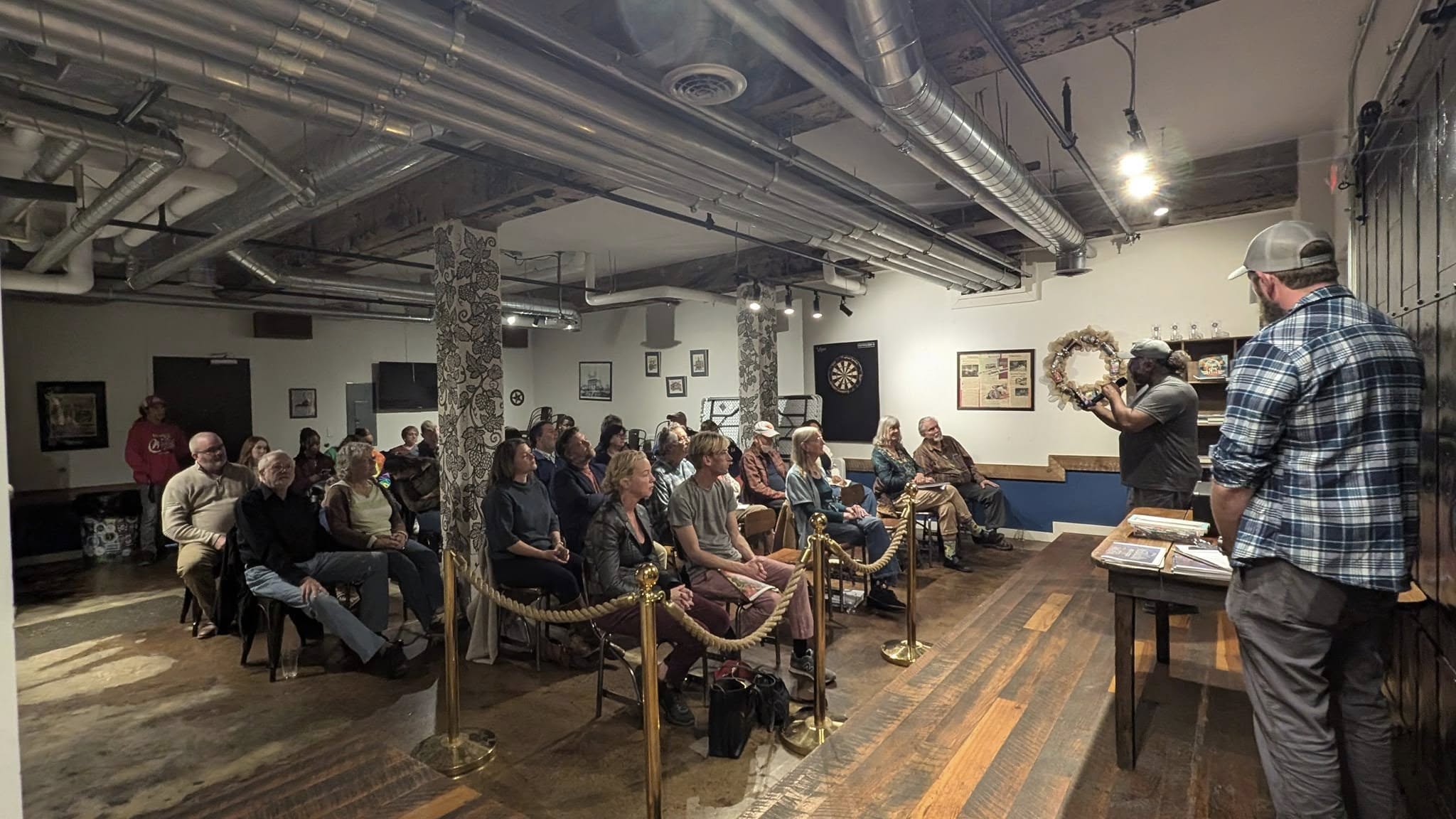 The Star City Poets society hosts an open mic night on the 3rd Tuesday of every month at Big Lick Brewery.