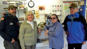 (Left to right): Buck, Cindy, Mary and Danny Washburn