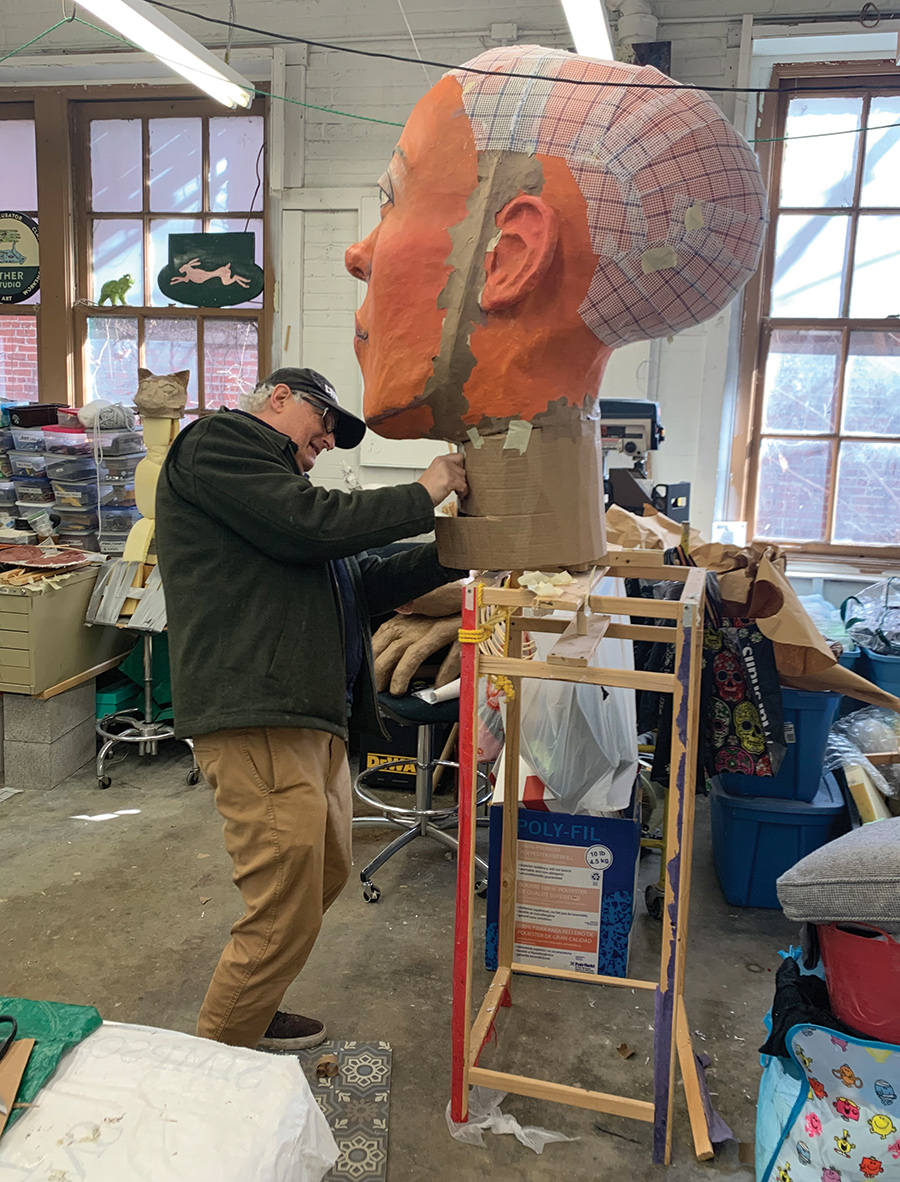 Counihan hopes this art provides joy and a chance to laugh.