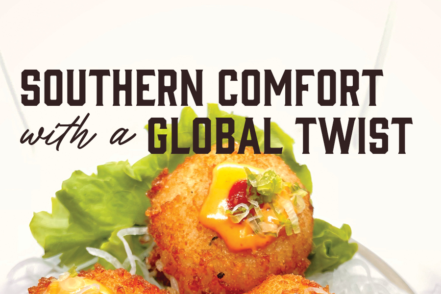 Seth Brubaker describes the signature Dragon Balls as Japanese arancini