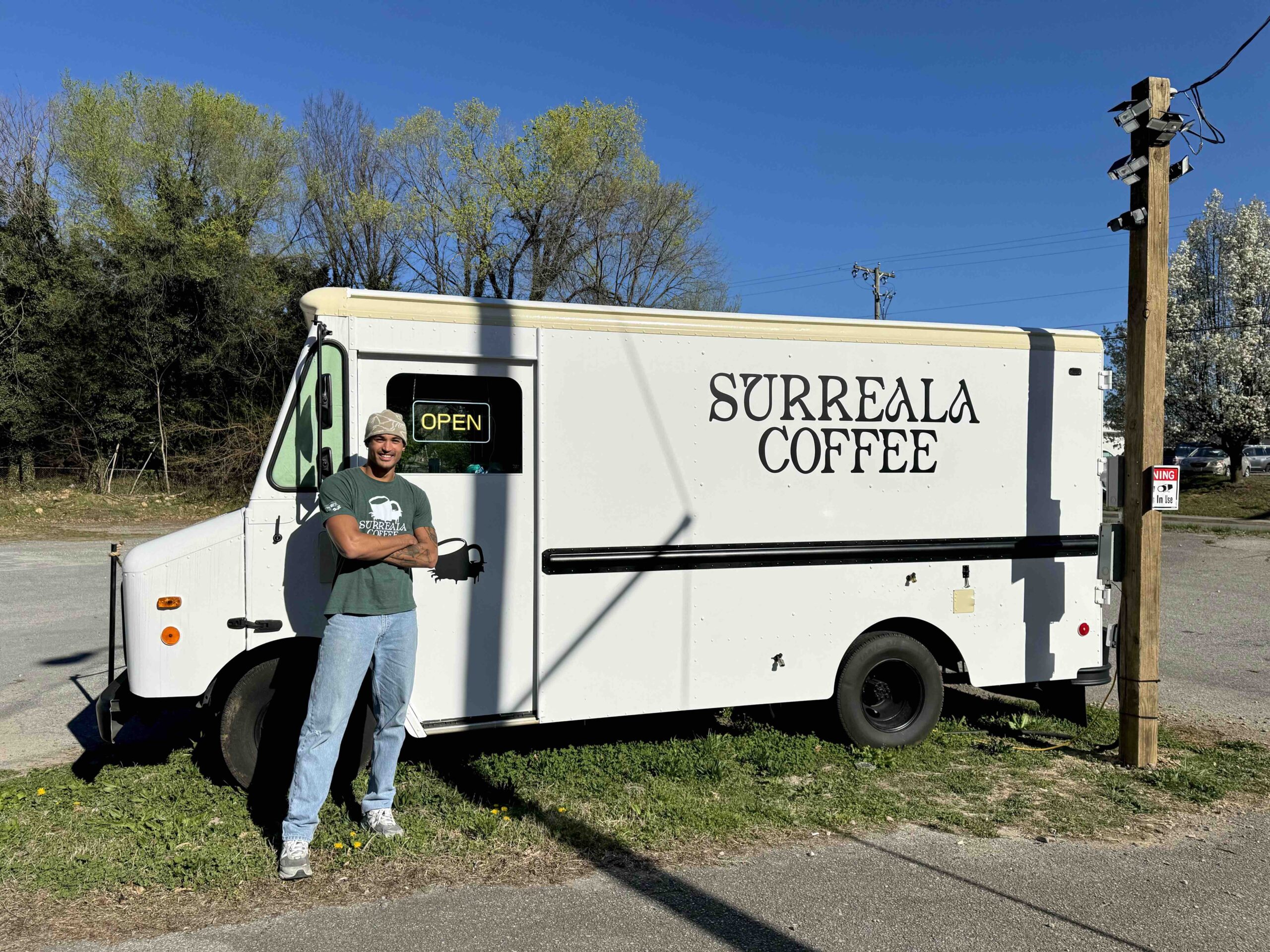 Find the Surreala coffee truck at 2901 Franklin Rd. SW to get your caffeine fix.
