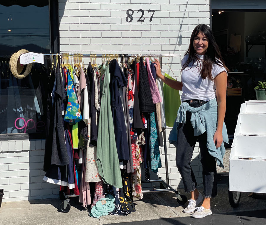 Owner Alyce Carlin perfectly combines her love of fashion, consignment and local love into her store New’d.