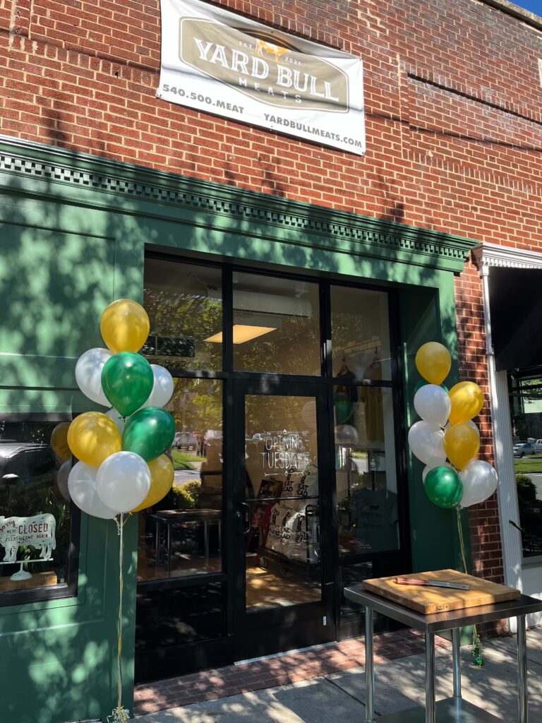 Yard Bull Meats celebrates their grand opening for local products by knowledgeable butchers.