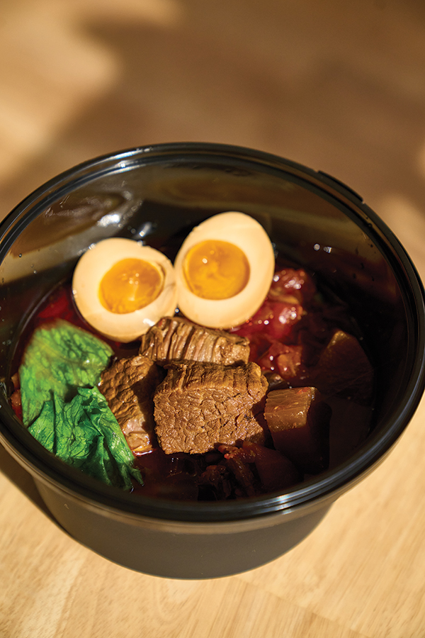 Red-Braised Beef Noodle is a can’t-miss, soul-soothing signature dish.