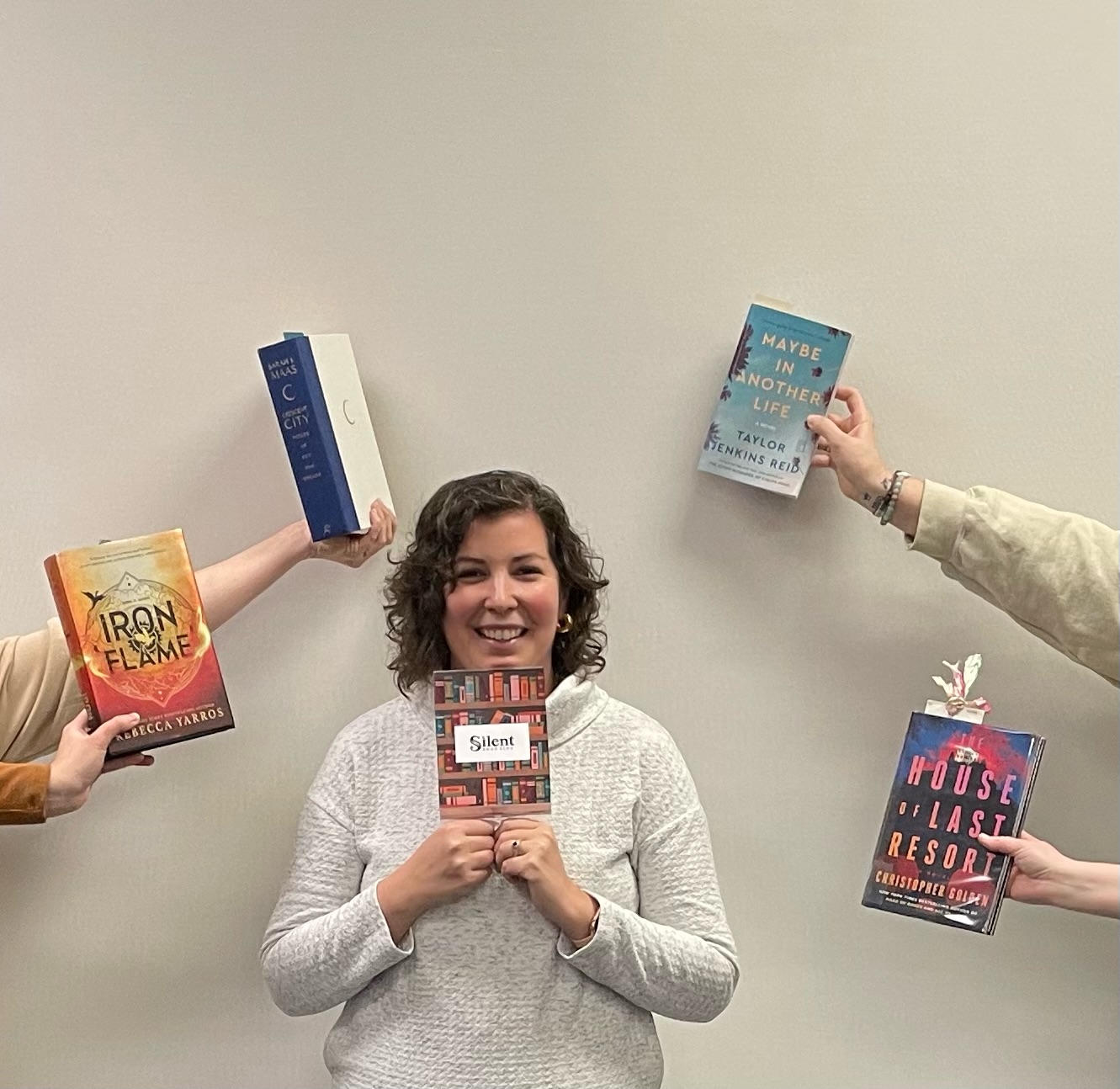 Michelle Narramore, founder and organizer of the Roanoke chapter of Silent Book Club.