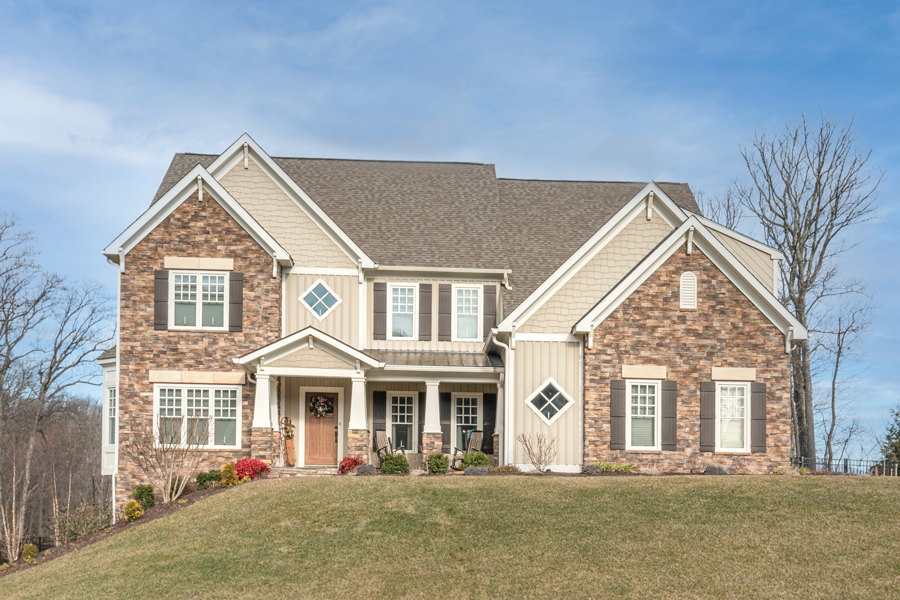 The craftsman-style home was one of the first to be built in The Ridge at Fairway Forest, a neighborhood of custom homes in southwest Roanoke County.