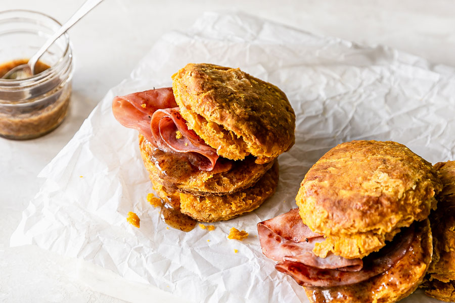 Kentucky Legend Ham Biscuits