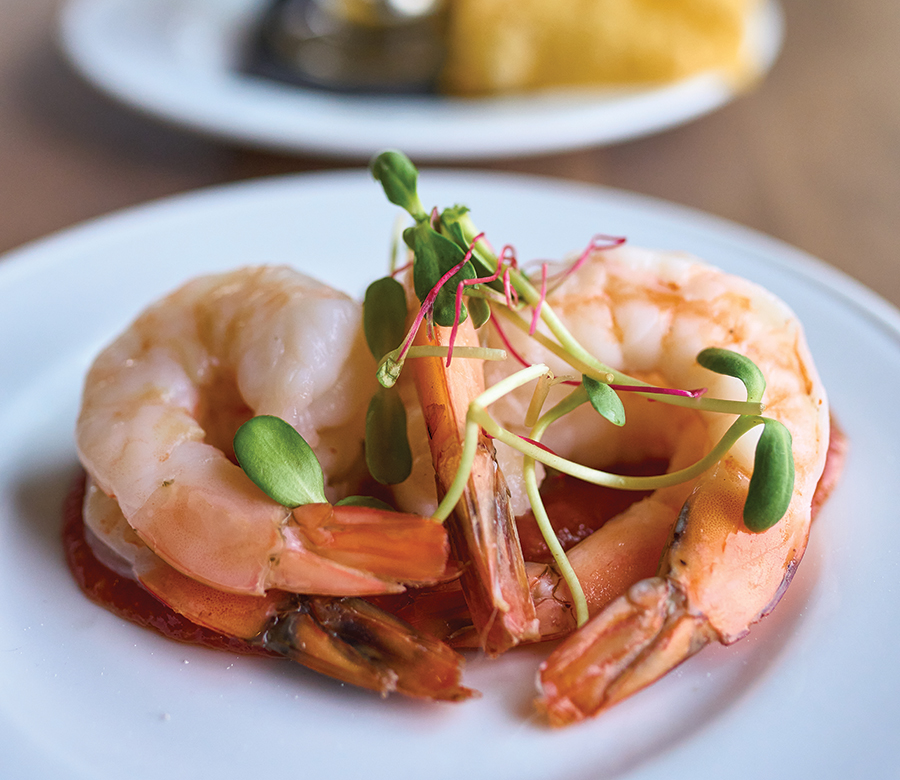 Seafood lovers will enjoy shrimp cocktails, ceviche and more — even a seafood tower.