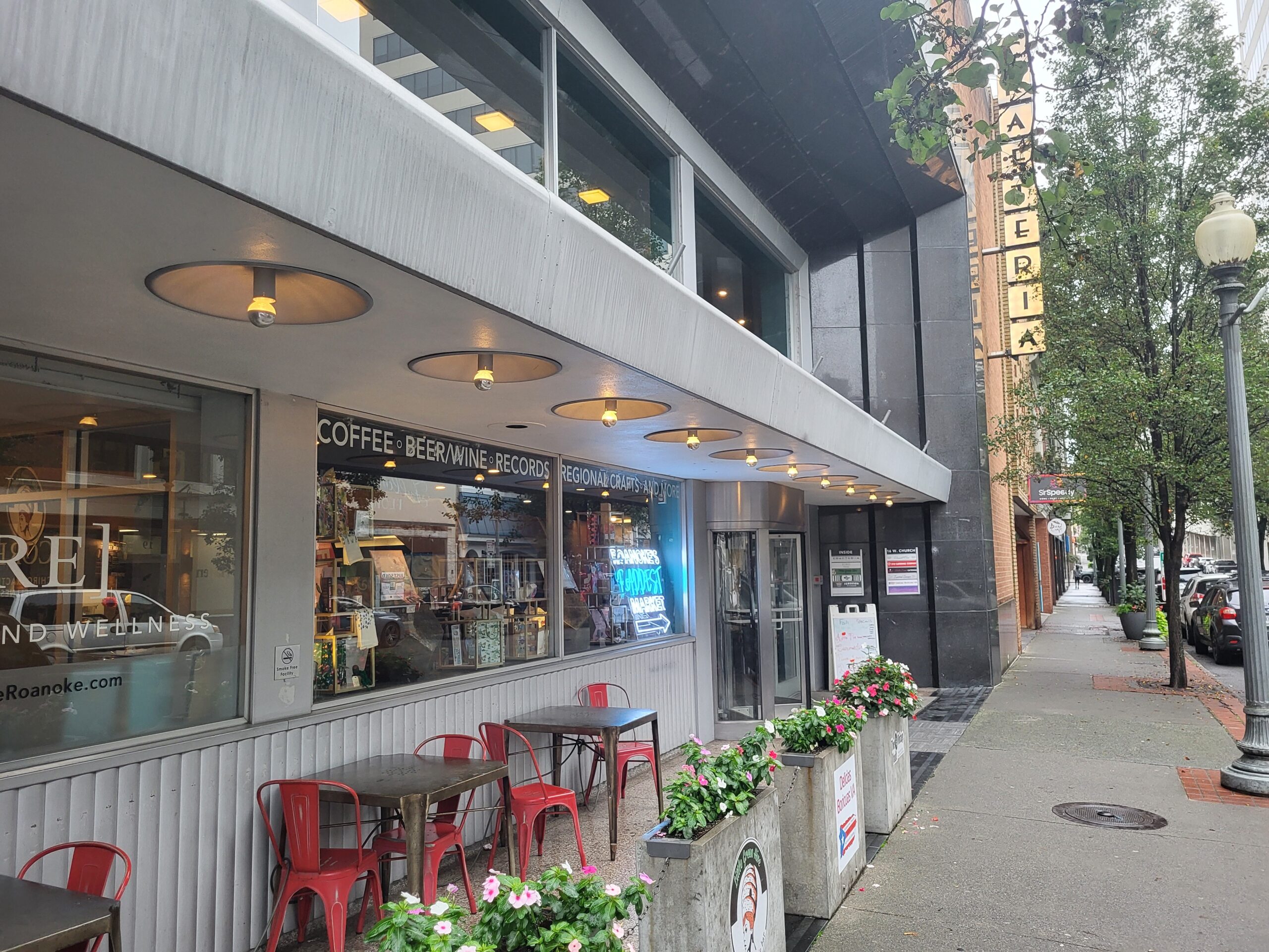 An outside view of Crafteria