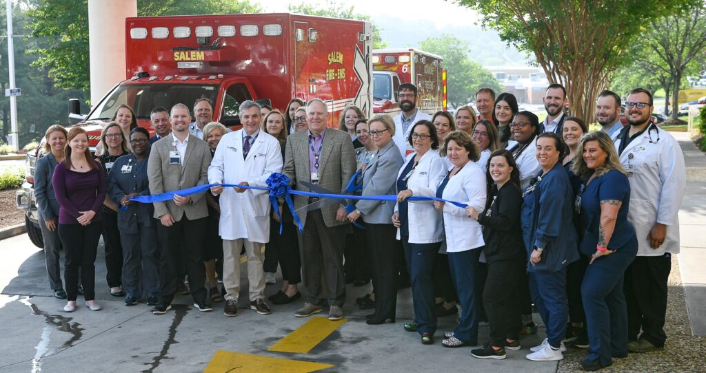 LewisGale Medical Center Level II Trauma Care Designation ribbon cutting