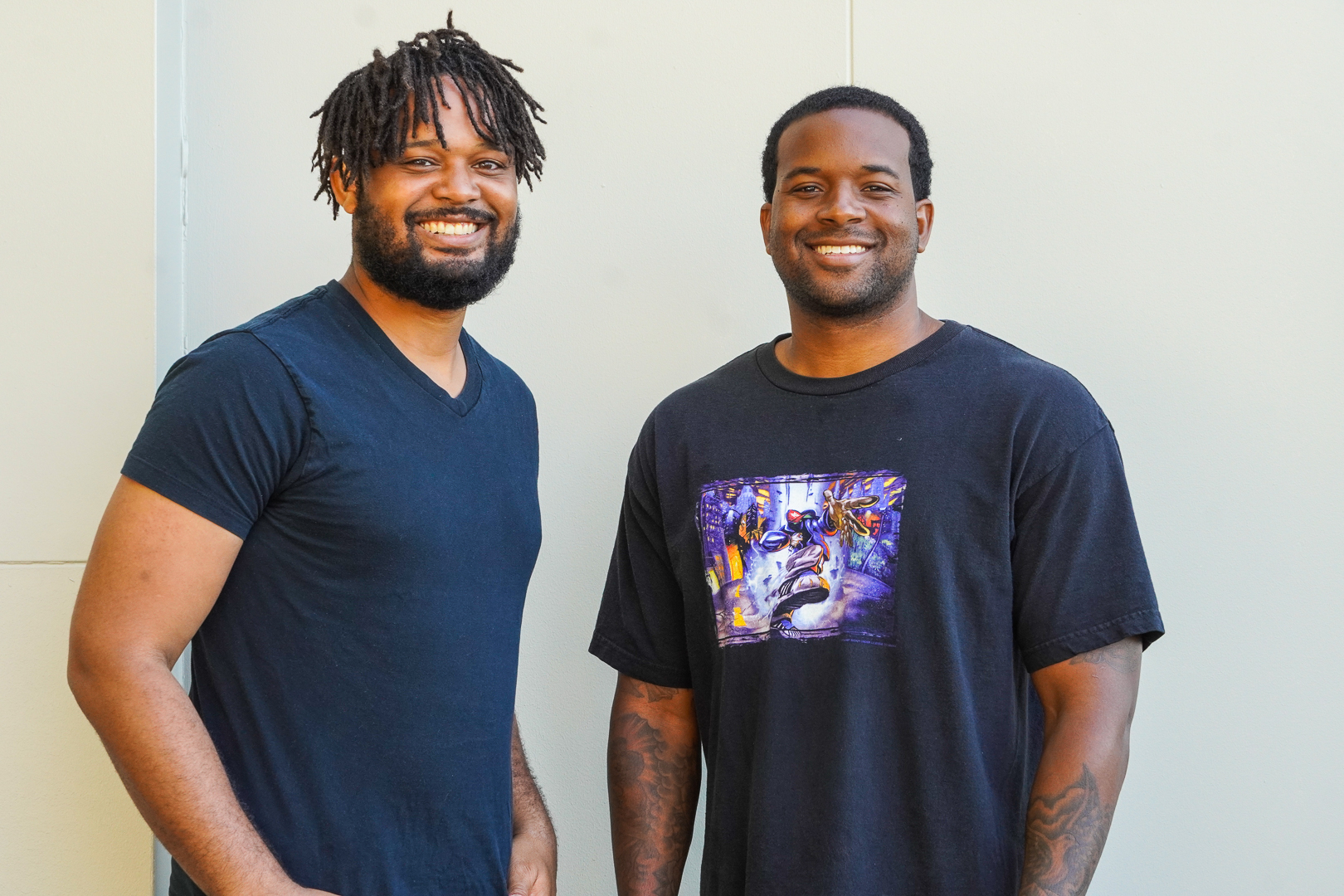 GoghNow creators Ajalon Elliott (left) and Chance Smith (right)
