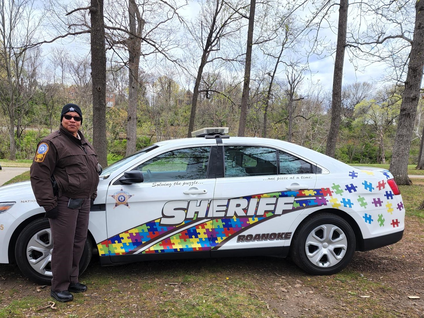 The Roanoke City Sheriff's Office participated in an Autism awareness event.