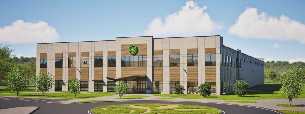 Traditional Medicinals Manufacturing Facility Rendering