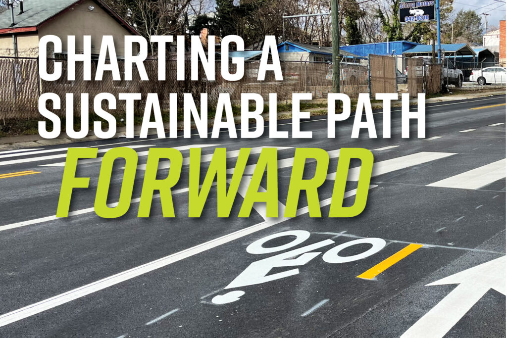 9th Street in Southeast Roanoke was renovated late last year as part of the city’s “complete street” initiative. The street was modified to accommodate all users. Notably, bike lanes were added.