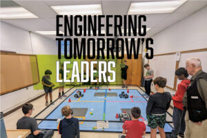 The Burton Center for Arts and Technology robotics camp is run by the school’s FTC robotics team.