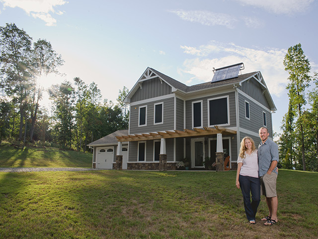 The Specht home is the only Passivhaus structure in Bedford County.