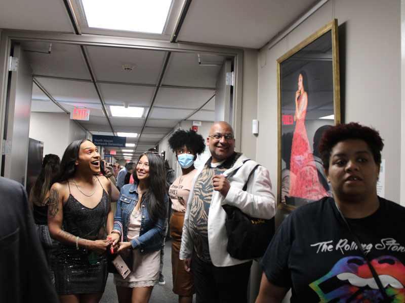 Amia Bellissima, artist Marissa Yi, and Garland Gravely