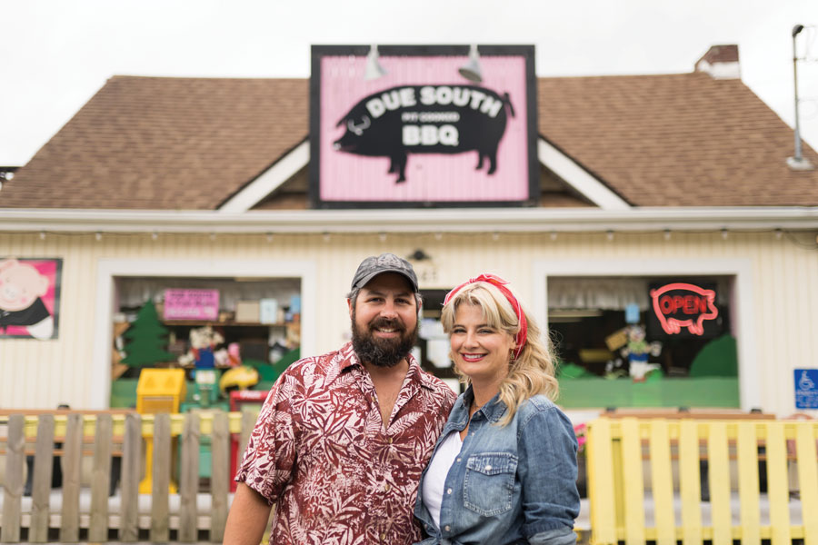 Due South owners Marie and Jared March