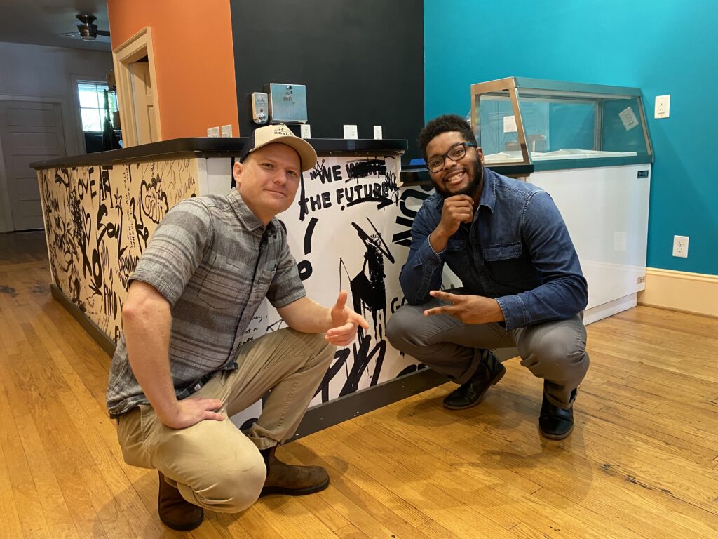 Quincy Randolph (right), the chef/owner of RND Coffee Lounge, and Nate Sloan (left), chef/owner of Bloom, will open Crème Fresh in Wasena on August 27, 2021.