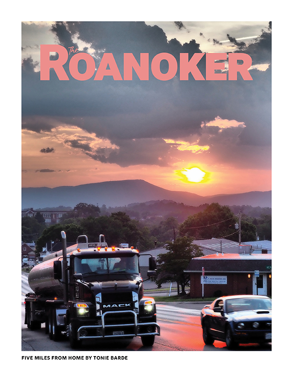 “Our region’s landscape has this unique way of shifting the light, and the golden hour in this region is just insane. The colors are why I can never leave this place. Plus, the car shows, the weekend drives in the fall, and any of the numerous community events that take place throughout the year. Roanoke is poised for the future renaissance: it will recharge and inspire the artist in all of us. 

I grew up in Vinton, and I had never seen the War Memorial empty on the 4th of July before. That was until 2020. And I think, as a way of coping, I felt I needed to document it, and this was one of the photos from that shoot. I love my hometown, and these mountains, these roads, and these sunsets are part of me. Down to the bones.”