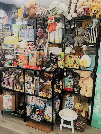 Children's toys and other fun items are now included as part of the store expansion.