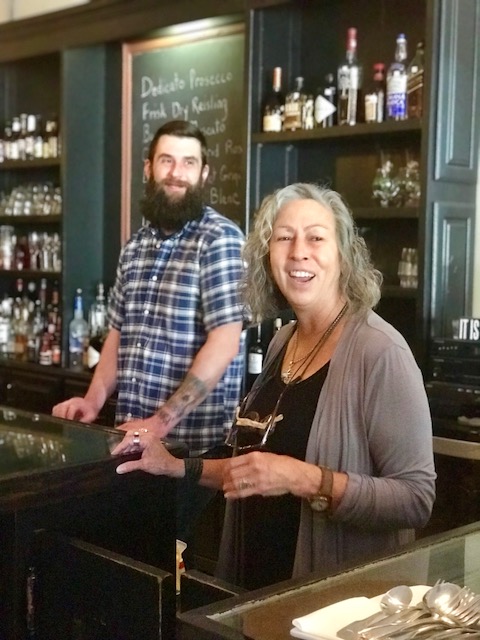 Rockfish owner Olivia Byrd and head chef Tom Sosnowski