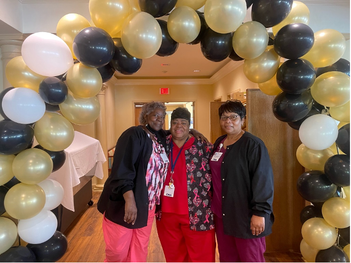 Left to Right:  Janice Walker, Deborah Johnson, Gloria Jean Franklin