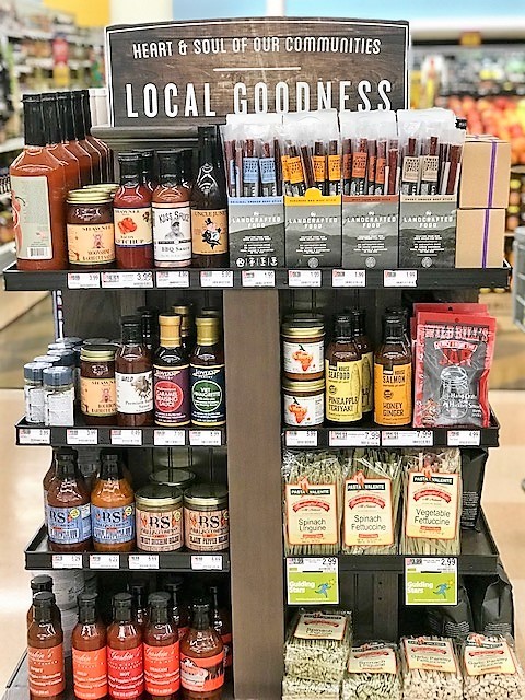 The Virginia Products Display