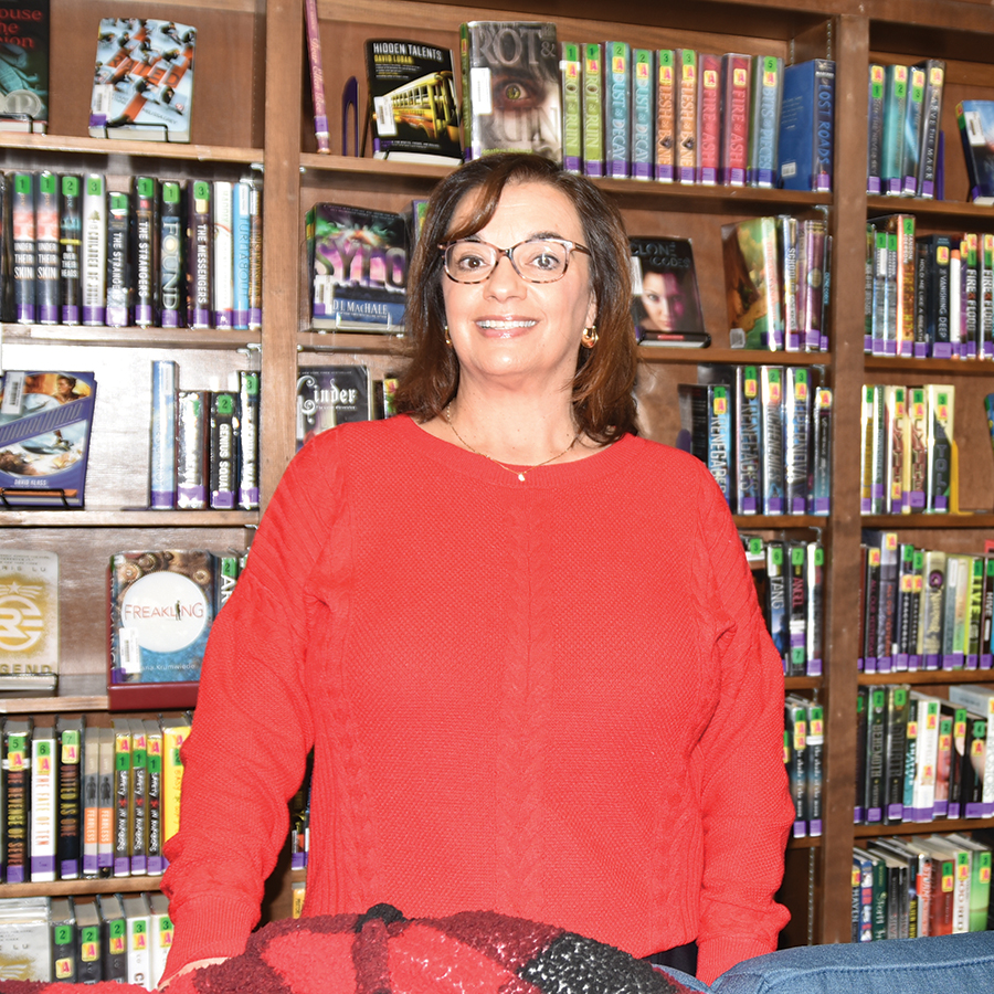 Lauren Sprouse of Northside Middle School involves staff and students in a variety of activities.
