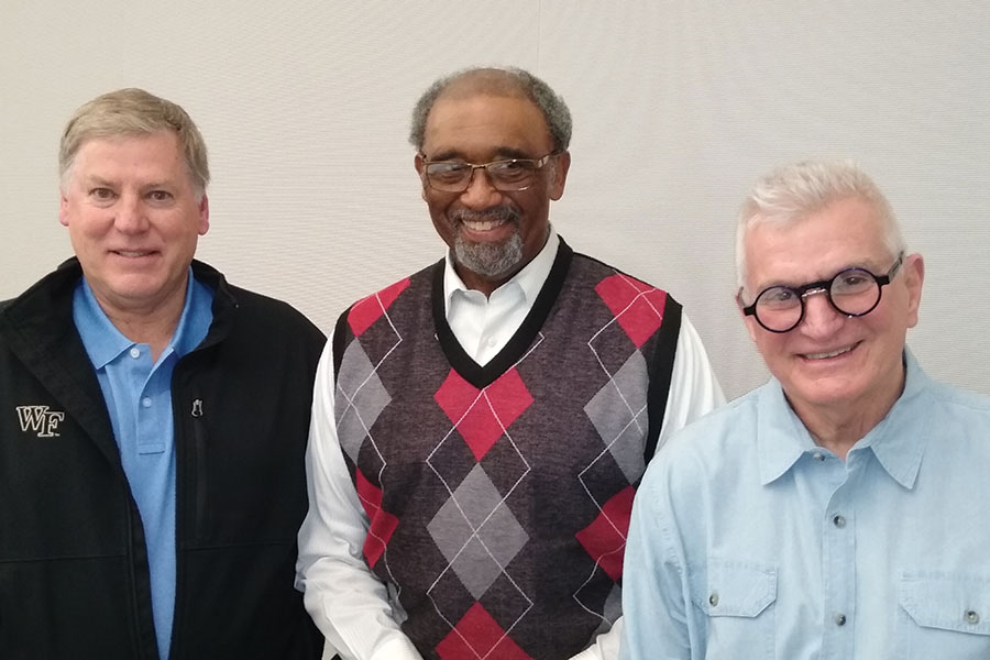 Coach Joe Gaither (middle) impacts our community in incredible ways.