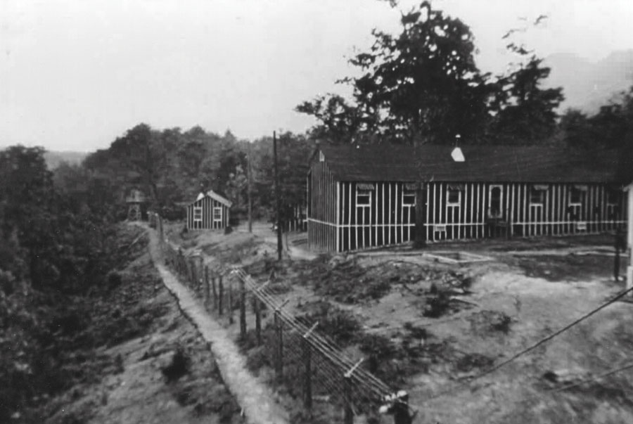 The German POW Camp at Catawba in 1944.