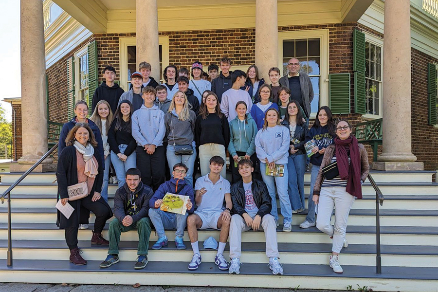 French group at Poplar Forest