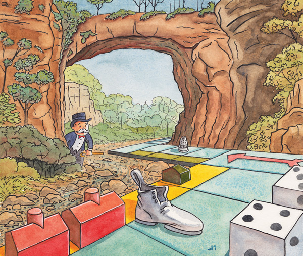 It’s a roll of the dice as to who might land on Natural Bridge ownership.