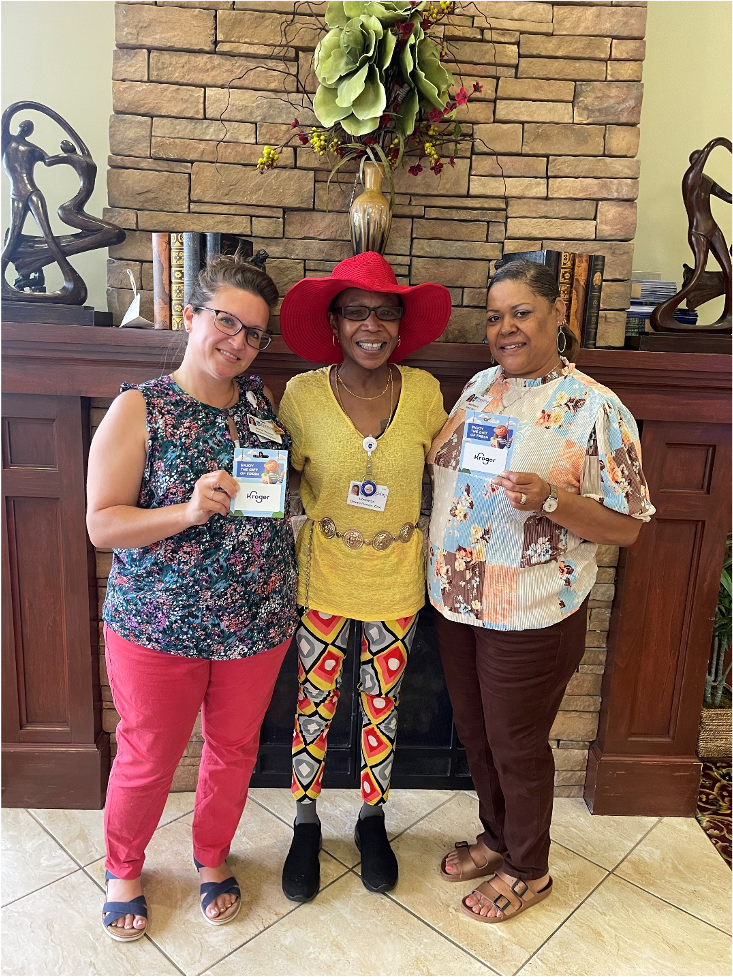 Left to Right: Amber Hughes, Deleva Pierson, Sybil Terry