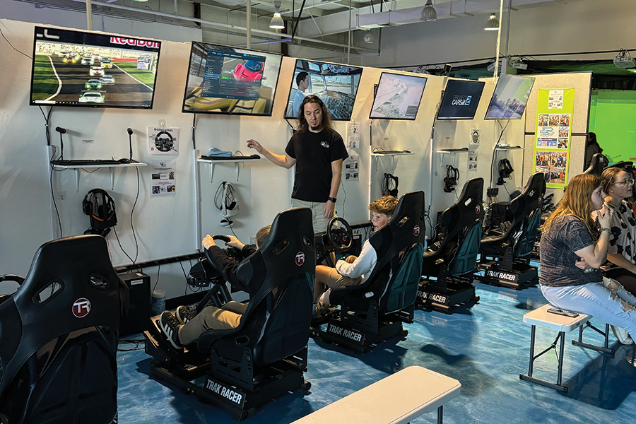 Kids of all ages can enjoy The VR Center’s high-tech playground.